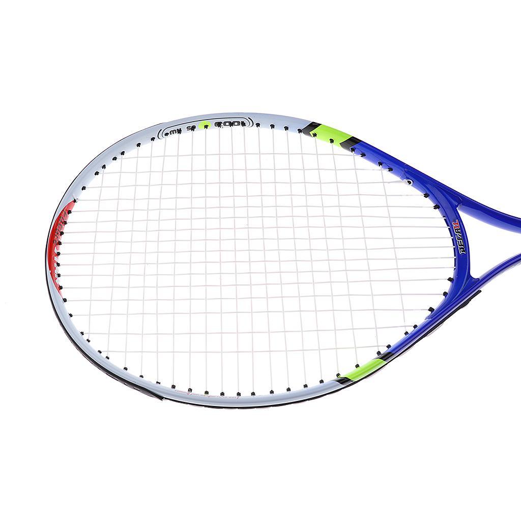 Maxbell Maxbell Aluminium Alloy Kids Junior Tennis Racquet Training Racket With Carry Bag Blue