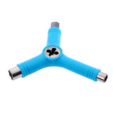 Maxbell Maxbell Multi-functional Skateboard Longboard Y-Tool Screwdriver Socket Wrench Blue