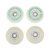 Maxbell 4 Pieces LED Lights Flashing Inline Skate Roller Skating Wheels 76mm Green - Aladdin Shoppers