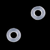 Maxbell Maxbell Set of 100 Rubber Dart O-Rings Dart Washers White - Keep Shafts Tight