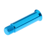 Maxbell Maxbell 8pcs Roller Skates Shoes Single Face Spikes Nail Axle Screws 34mm Blue