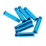 Maxbell Maxbell 8pcs Roller Skates Shoes Single Face Spikes Nail Axle Screws 34mm Blue