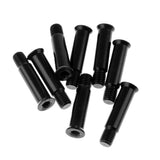 Maxbell Maxbell 8pcs Roller Skates Shoes Single Face Spikes Nail Axle Screws 34mm Black