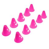 Maxbell Maxbell 10 Pieces Expressions Inline Roller Skating Sport Cones Pile Cup Rose Red