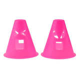 Maxbell Maxbell 10 Pieces Expressions Inline Roller Skating Sport Cones Pile Cup Rose Red