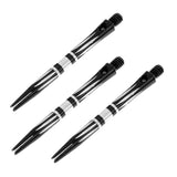 Maxbell 3 Pcs Pro Thread Alloy Re-Grooved Dart Stems Shafts Black - Aladdin Shoppers