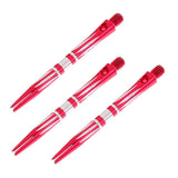 Maxbell 3 Pcs Pro Thread Alloy Re-Grooved Dart Stems Shafts Red - Aladdin Shoppers