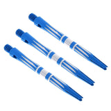 Maxbell 3 Pcs Pro Thread Alloy Re-Grooved Dart Stems Shafts Blue - Aladdin Shoppers