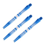 Maxbell 3 Pcs Pro Thread Alloy Re-Grooved Dart Stems Shafts Blue - Aladdin Shoppers