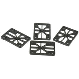 Maxbell 4 Pieces Skateboard Longboard Shock Pads Risers 4mm Black - Aladdin Shoppers