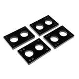 Maxbell 4 Pieces 8mm Skateboard Longboard Shock Pads Risers Black - Aladdin Shoppers