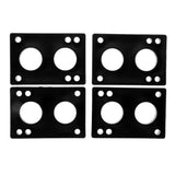 Maxbell 4 Pieces 8mm Skateboard Longboard Shock Pads Risers Black - Aladdin Shoppers