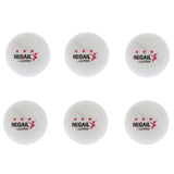 Maxbell 6 Pieces 3 Star 40mm Standard Table Tennis Balls Ping Pong Balls White - Aladdin Shoppers