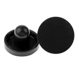 Maxbell Maxbell 2 Pieces Air Hockey Felt Pushers Goalie Handles Paddles Replacement Medium Black