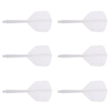 Maxbell 6 Pieces Transparent 2BA Thread Dart Shafts and Dart Flights Connection White - Aladdin Shoppers