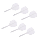 Maxbell 6 Pieces Transparent 2BA Thread Dart Shafts and Dart Flights Connection White - Aladdin Shoppers