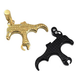 Maxbell Maxbell Aluminium 3 Finger Grip Caliper Arrow Release Aid for Compound Bow Hunting Black