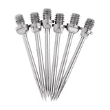 Maxbell 6 Pieces Harrows Darts Steel Tips Conversion Dart Tip Points 2BA Silver - Aladdin Shoppers