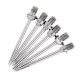 Maxbell 6 Pieces Harrows Darts Steel Tips Conversion Dart Tip Points 2BA Silver - Aladdin Shoppers