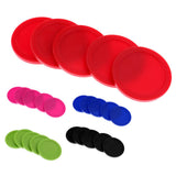 Maxbell Maxbell 5 Pieces 62mm Air Hockey Replacement Pucks for Full Size Air Hockey Tables Red