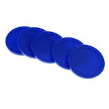 Maxbell 5 Pieces 62mm Air Hockey Replacement Pucks for Full Size Air Hockey Tables Blue - Aladdin Shoppers