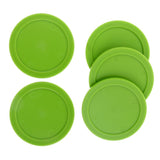 Maxbell 5 Pieces 62mm Air Hockey Replacement Pucks for Full Size Air Hockey Tables Green - Aladdin Shoppers