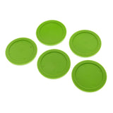 Maxbell 5 Pieces 62mm Air Hockey Replacement Pucks for Full Size Air Hockey Tables Green - Aladdin Shoppers