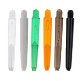 Maxbell 60Pcs 35mm 2BA Thread Plastic Dart Stems Shafts Soft Tip Darts White & Black