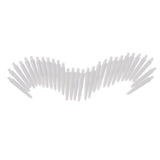 Maxbell 60Pcs 35mm 2BA Thread Plastic Dart Stems Shafts Soft Tip Darts White & Black