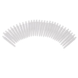 Maxbell 60Pcs 35mm 2BA Thread Plastic Dart Stems Shafts Soft Tip Darts White & Black
