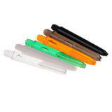 Maxbell 60Pcs 35mm 2BA Thread Plastic Dart Stems Shafts Soft Tip Darts White & Black