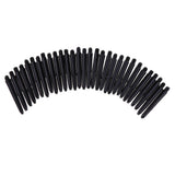 Maxbell 60Pcs 35mm 2BA Thread Plastic Dart Stems Shafts Soft Tip Darts White & Black