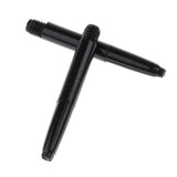 Maxbell 30 Pcs 35mm 2BA Thread Plastic Dart Stems Shafts Soft Tip Darts Black - Aladdin Shoppers