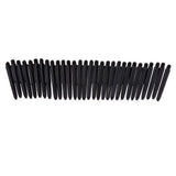Maxbell 60Pcs 35mm 2BA Thread Plastic Dart Stems Shafts Soft Tip Darts White & Black