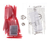 Maxbell 30 Pieces Durable Nylon 2BA Thread Dart Shafts Dart Stems Medium 43mm Red - Aladdin Shoppers