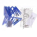 Maxbell 30 Pieces Durable Nylon 2BA Thread Dart Shafts Dart Stems Medium 43mm Blue - Aladdin Shoppers