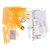 Maxbell Maxbell 30 Pieces Universal Plastic 2BA Dart Shafts Replacement Dart Stems Yellow