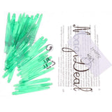 Maxbell 30 Pieces Universal Plastic 2BA Dart Shafts Replacement Dart Stems Green - Aladdin Shoppers