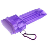 Maxbell Portable Plastic Dart Box Dart Case Dart Storage Box with Lock Buckle Purple - Aladdin Shoppers