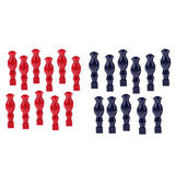 Maxbell 11 Pieces Table Soccer Players Replacement Foosball Table Men Players Red - Aladdin Shoppers