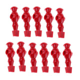 Maxbell 11 Pieces Table Soccer Players Replacement Foosball Table Men Players Red - Aladdin Shoppers