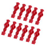 Maxbell 11 Pieces Table Soccer Players Replacement Foosball Table Men Players Red - Aladdin Shoppers