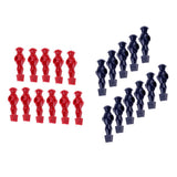 Maxbell 11 Pieces Table Soccer Players Replacement Foosball Table Men Players Red - Aladdin Shoppers