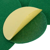 Maxbell 6 Pieces Air Hockey Table Felt Pushers Replacement Felt Pads Green L - Aladdin Shoppers