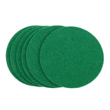 Maxbell 6 Pieces Air Hockey Table Felt Pushers Replacement Felt Pads Green L - Aladdin Shoppers