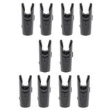 Maxbell Maxbell 10 Pcs Plastic Arrow Nocks for Archery Hunting Shooting Outdoor Sport Black