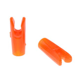 Maxbell Maxbell 10 Pcs Plastic Arrow Nocks for Archery Hunting Shooting Outdoor Sport Orange