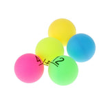 Maxbell 50 Pieces Assorted Color PP Material Table Tennis Balls 40mm Number 1 - 50 - Aladdin Shoppers