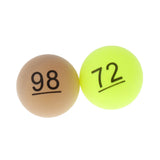 Maxbell 100 Pieces Assorted Color PP Material Table Tennis Balls 40mm Number 1 - 100