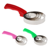 Maxbell Equestrian Horse Currycomb - Stainless Steel Curry Groomer Pet Cat Dog Red - Aladdin Shoppers